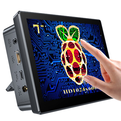 EVICIV 7'' Touch Screen LCD Display For Raspberry Pi 3 4 With Case Fan For Game