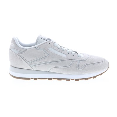 

Мужские серые замшевые кроссовки Reebok Classic Leather HQ7140 Lifestyle, Серый, Reebok Classic Leather