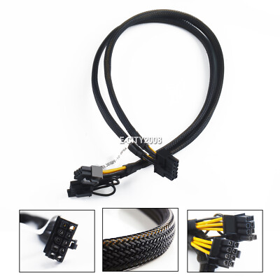 10pin to 8+8pin Power Adapter Cable for HP Proliant DL380 G9 and GPU 63cm @USA