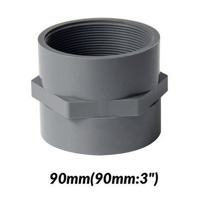 White/Blue/Grey PVC Pipe Adhesive Fittings-Female Ends Sleeve 20~90mm(1/2'' - 4'')