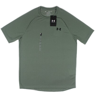 Under Armour Men's Tech 2.0 Textured Short SleeveT-Shirt Green 1345317-504