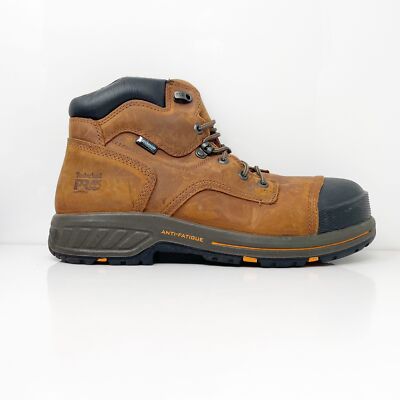 

Мужские рабочие ботинки Timberland Pro Helix HD 6 дюймов A1KPF коричневого цвета с мягким носком, размер 11,5 м, Коричневый, Helix HD
