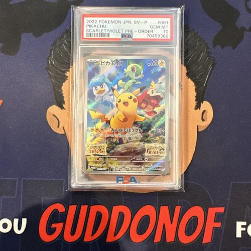 💎PSA 10 GEM MINT 2022 Pokemon Japanese SV Promo PIKACHU 💎PSA 10 GEM MINT 2022 Pokemon Japanese SV Promo PIKACHU
