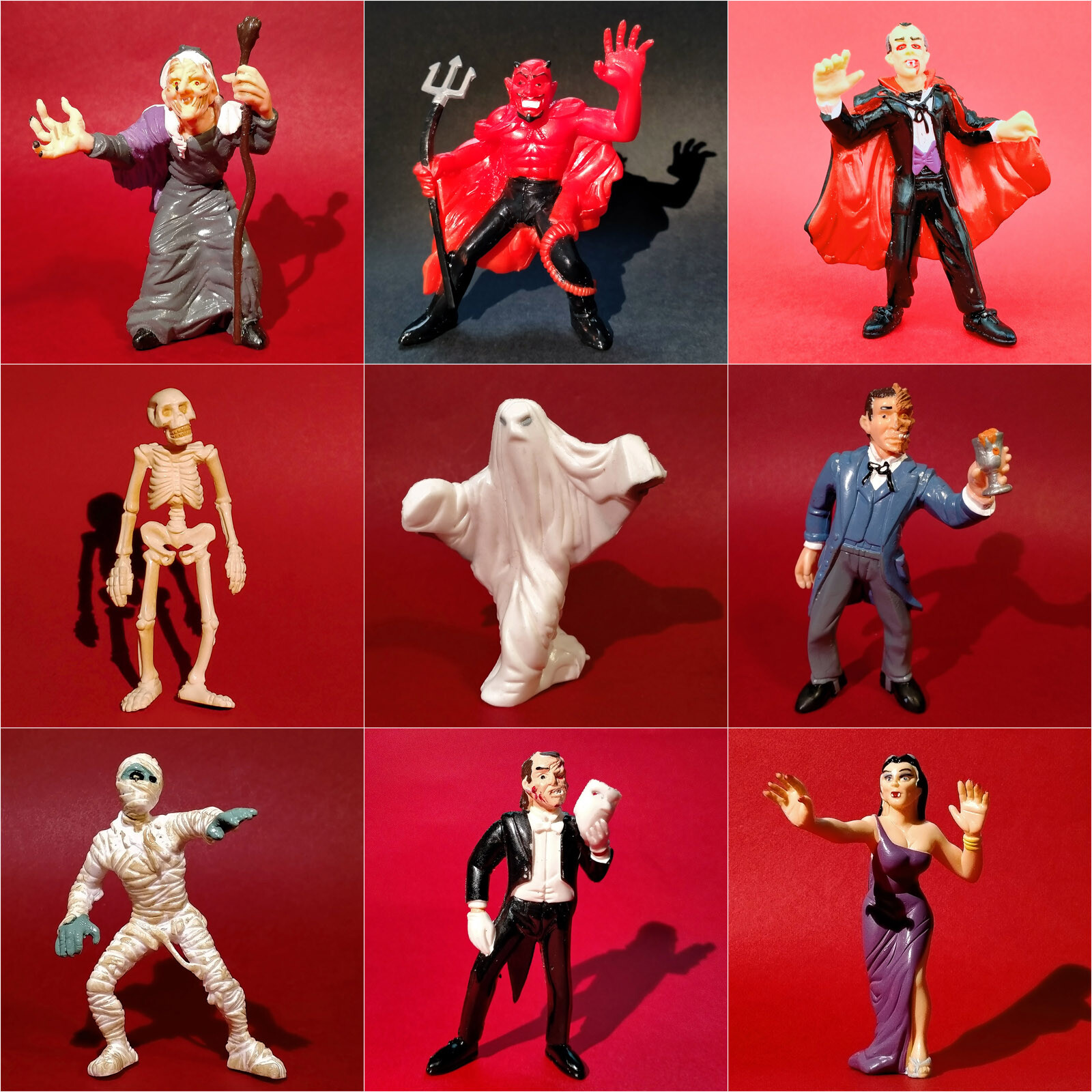 モンスターコレクション　物語　32枚 Super Monstruos classic monster figures 1992 Yolanda Spain