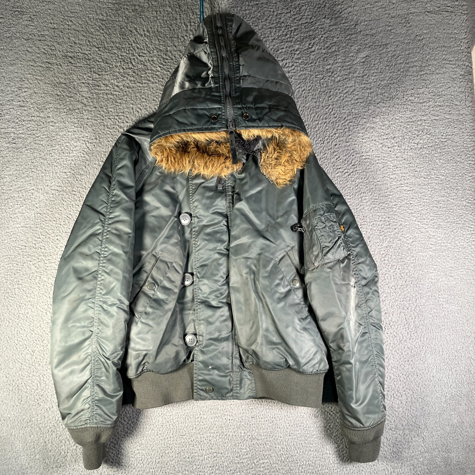 ジャケット・アウター n-2b flight jacket real fur Deadstock Vintage 1962 N-2B Mens Small USAF Aircrew Vietnam