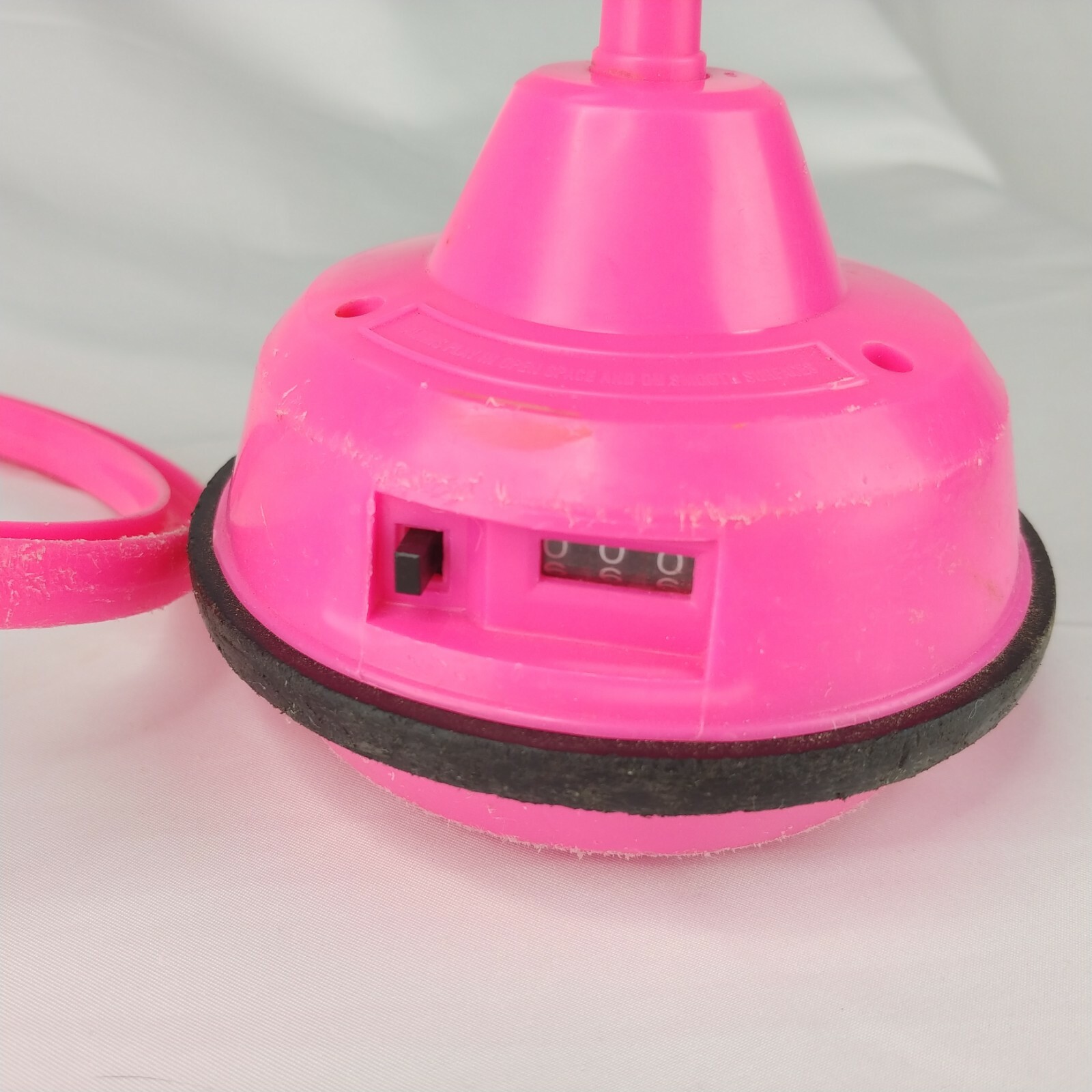 Vintage Skip It Toy Hot Pink Working Counter 1st Gen 1988 by Tiger Toys