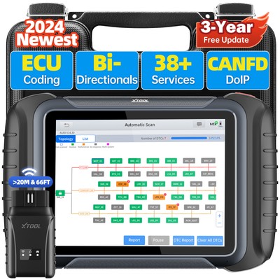 XTOOL D8W Auto All System Diagnostic Scan Bidirectional CANFD/DoIP Tool Auto VIN