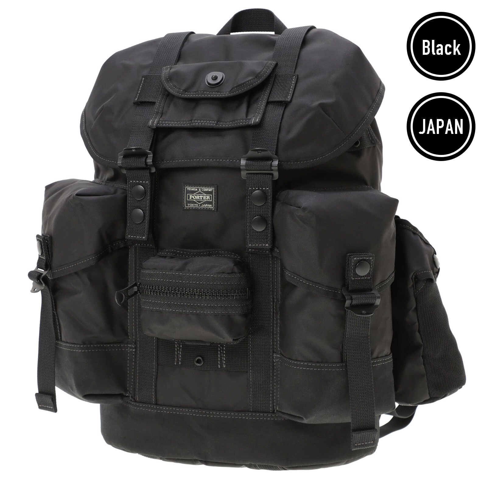 TENDERLOIN×PORTER T-PACK BLACK BACKPACK 1000 Tenderloin Porter Yoshida Bag T-Pack 2 Backpack