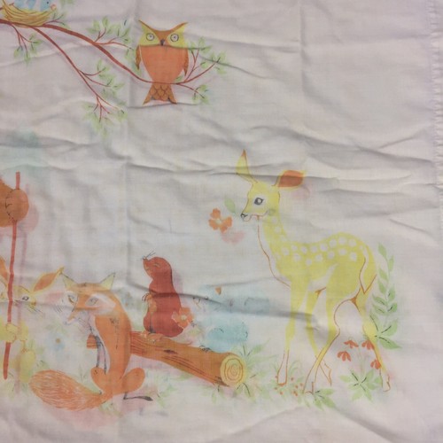 FIELDCREST Vintage Pillow Case SMOKEY THE BEAR and Friends Forest Animals TJ