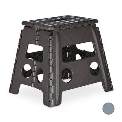 Klapphocker faltbar, Tritthocker, Campinghocker Kinder, Schemel 120kg Fußtritt