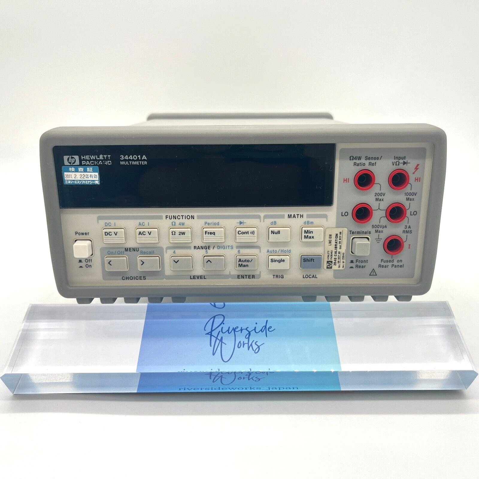 HP/Agilent 34401A 6.5桁 デジタルマルチメーター Keysight 34401A Digital Multimeter, 6.5 Digit Includes