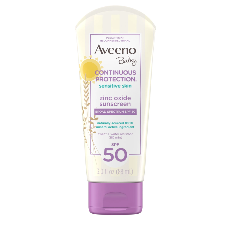 Baby Zinc Oxide Mineral Sunscreen Lotion, SPF 50, 3 Fl. Oz