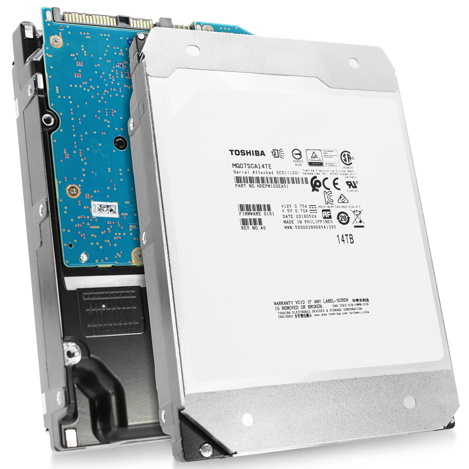 Toshiba Mg07 SCA14TE 14TB SAS 12Gb/s Enterprise HDD – 3.5