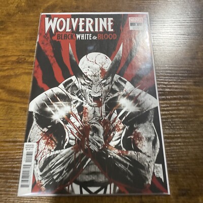 WOLVERINE BLACK WHITE AND BLOOD #1 * NM+ * TONY DANIEL INCENTIVE RATIO 1:25 2020