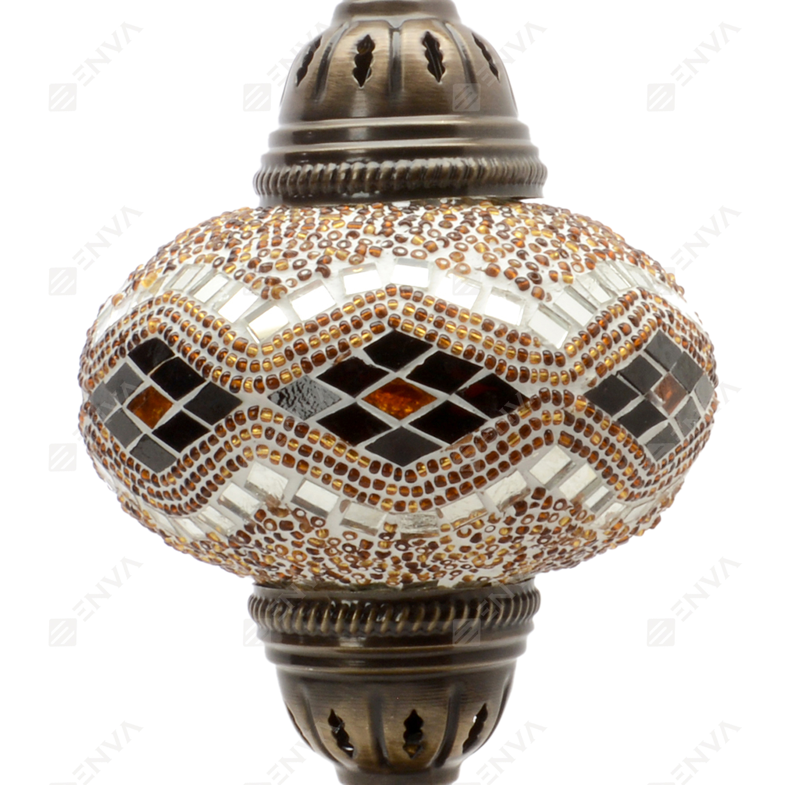 Handmade Turkish Moroccan Mosaic Table Bedside Tiffany Desk Lamp Light Large - Picture 16 of 24