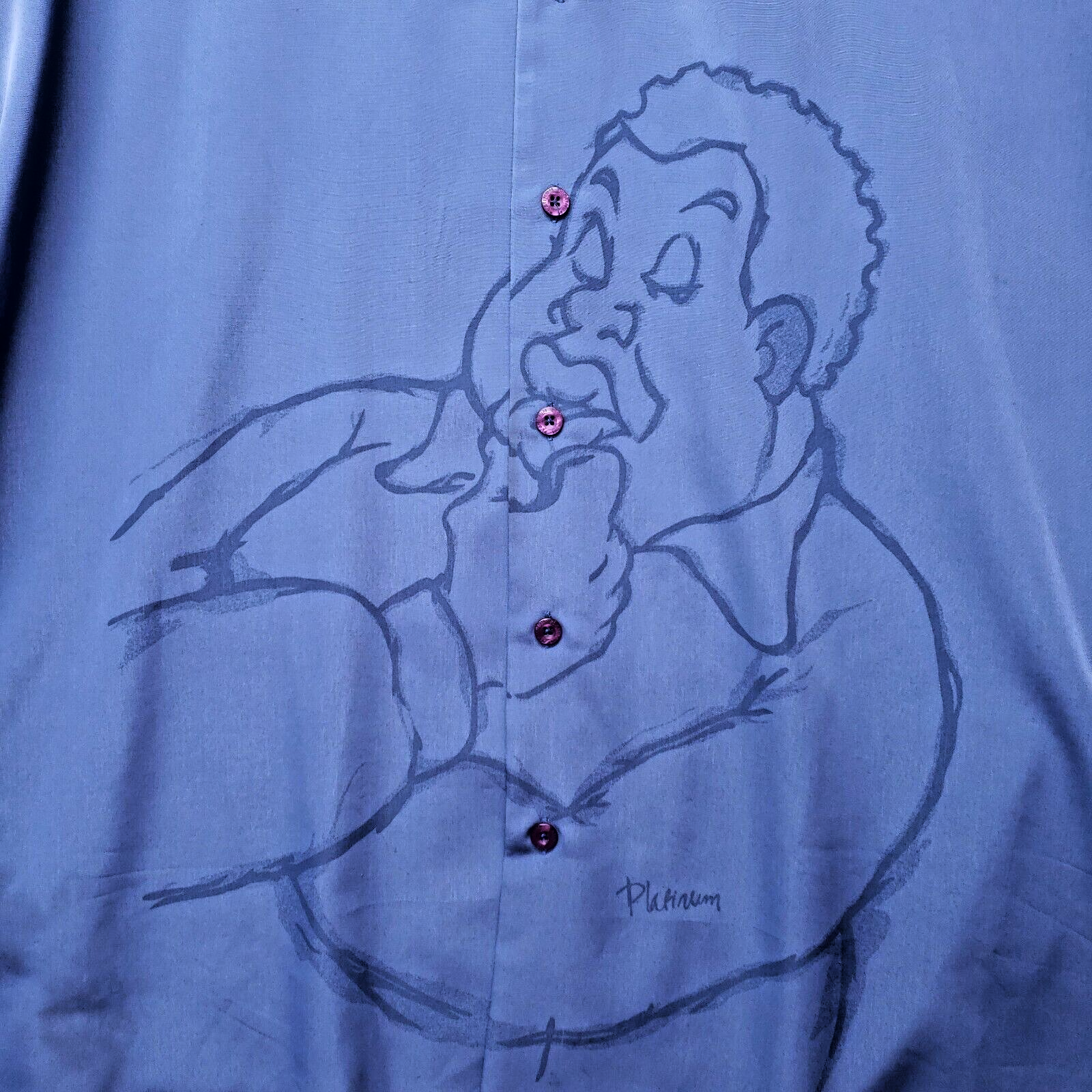 PLATINUM FUBU フットボールシャツ　XL 90s PLATINUM FUBU フットボールシャツ SIZE:XXL メンズ △WF2166 FUBU