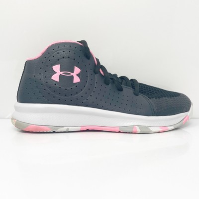 

Кроссовки Under Armour Girls Jet 2019 3022122-004 Черные Баскетбольные Кроссовки Размер 2.5Y, Черный, Jet 2019