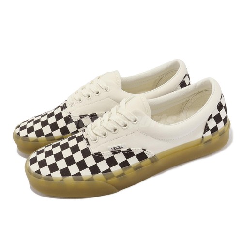 Vans Era Checkerboard Marshmallow Black Gum Мужчины Унисекс Повседневная VN0A4BV41KP