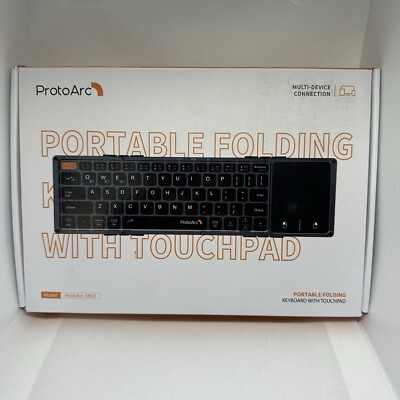 ProtoArc XK02 Portable Folding Keyboard with Touchpad Multi-Device