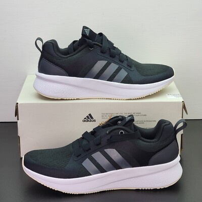 Adidas Originals Edge Lux VI Women's Size 8 Shoes Black Silver Running Sneakers