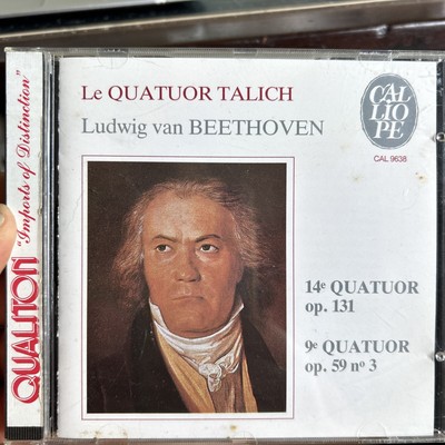 BEETHOVEN String Quartet N° 14 & 59 TALICH QUARTET  [CD] Calliope 1986 VG Import