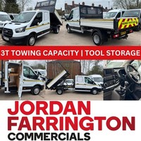 2023 FORD TRANSIT 350 D/C UTILITY CAB TOOLPOD TIPPER RWD DRW ALLOY BODY EURO 6