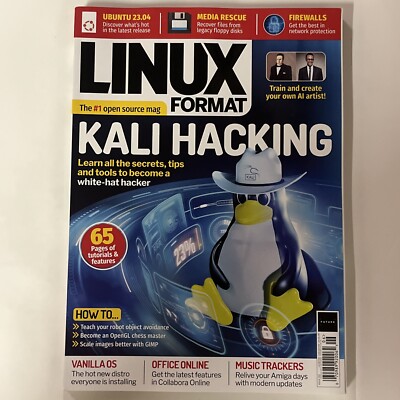 Linux Format Magazine Best Open Source Kali Hacking Issue 302 June  2023