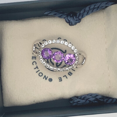 Lestage convertible clasp charm REGAL 3 Amethyst  CLASP SB5934AMR New in Box