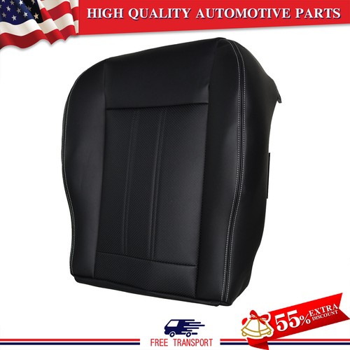 2011-2016 Fits CHRYSLER TOWN & COUNTRY Driver Bottom Leather Seat Cover Black