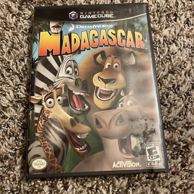 Madagascar (Nintendo GameCube, 2005) Tested Authentic
