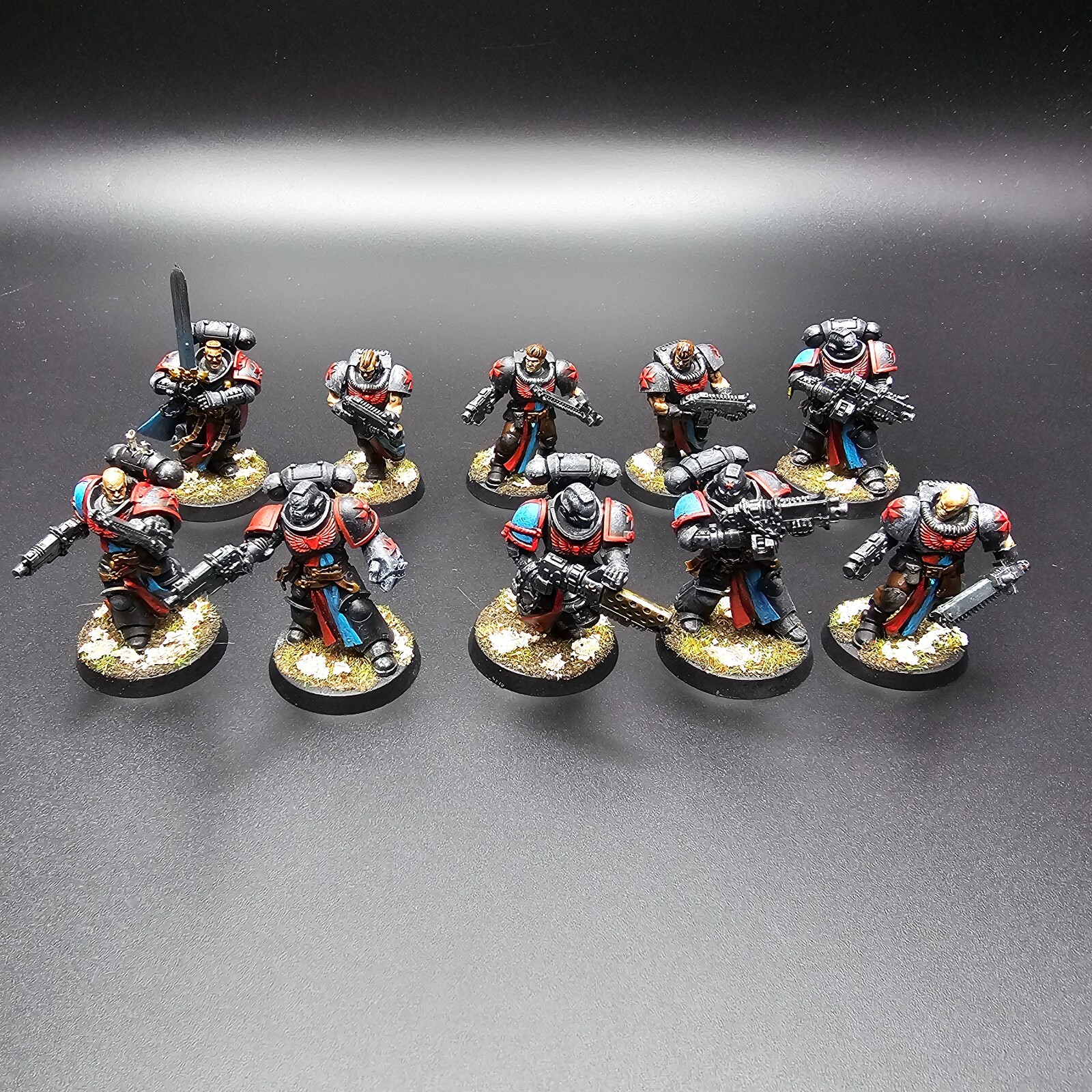 ●BLACK CRUSADERS LAND RAIDER CRUSADER SPACE MARINES WARHAMMER 40K BLACK
