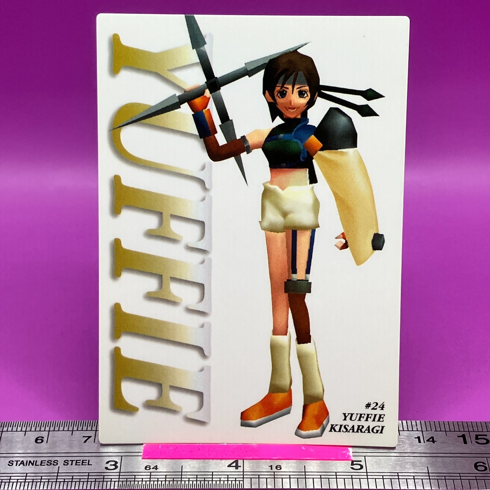 Yuffie Kisaragi #24 Final Fantasy 7 FFVII Carddass Masters