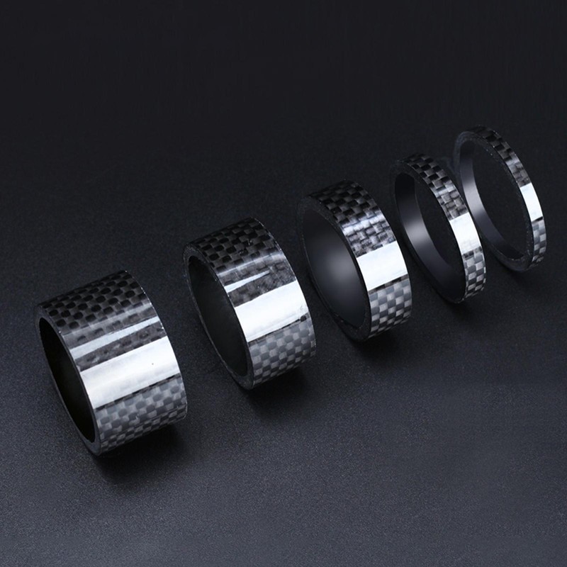 5X Bike Headset 28.6mm Stem Spacers 1-1/8" Bicycle Washers 5/10/15/20mm BMX MTB