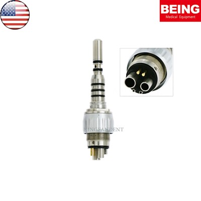 US BEING Dental Handpiece High Speed Fiber Optic For KaVo MULTIflex Coupler 6H