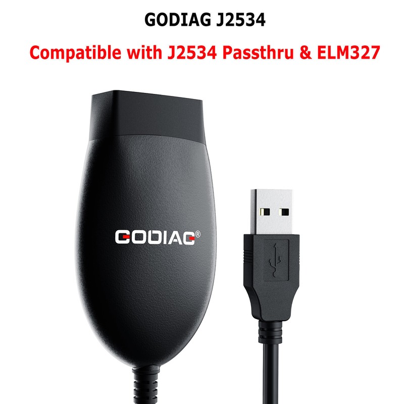 Godiag J2534 Compatible J2534 Passthru & Elm327 Diagnose J1979 Compatible Car