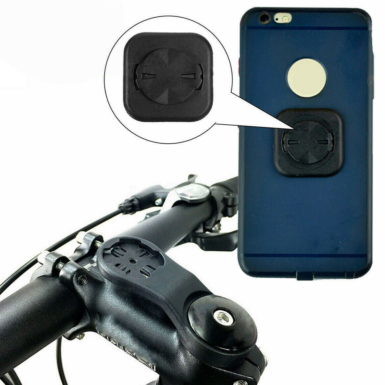 For Bike Garmin Edge GPS Computer Mount Stem Phone Stick Adapter Black Holder US