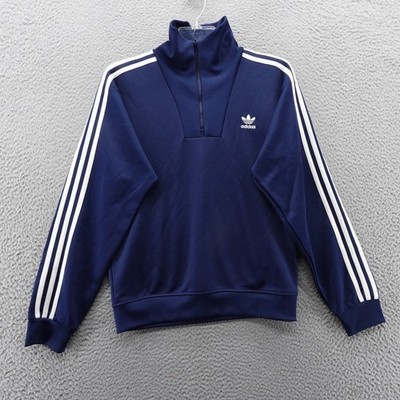 Adidas Originals Mens Funnelneck Track Top Night Indigo Navy XS NEW
