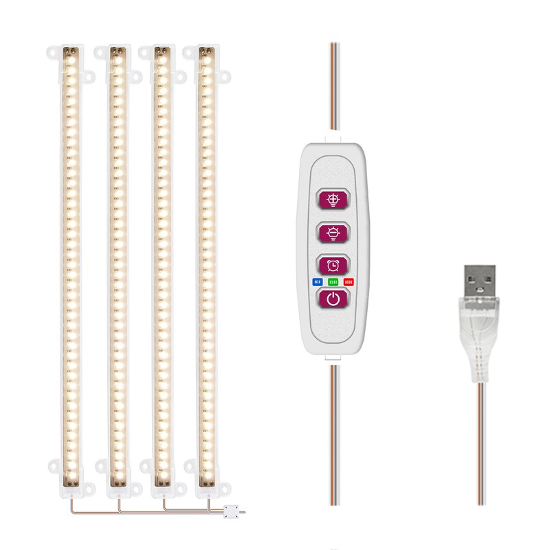 LED Grow Light High Output Plant Grow Light Strip 5 Adjustable Brightness Levels