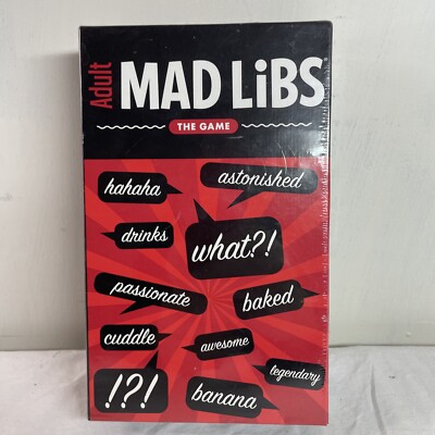 Fully Baked Card Game Adult Mad Libs - The Game - New Sealed