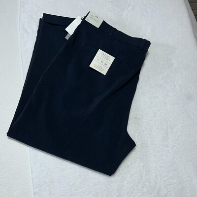 (new) Perry Ellis Portfolio Travel Lux Mens Pants 44X30 Dark Sapphire - $95