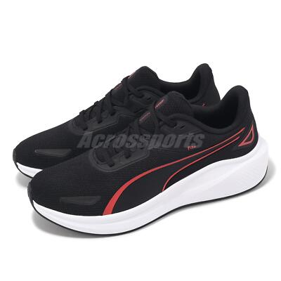 Puma Skyrocket Lite Black White For All Time Red Men Unisex Running 379437-15
