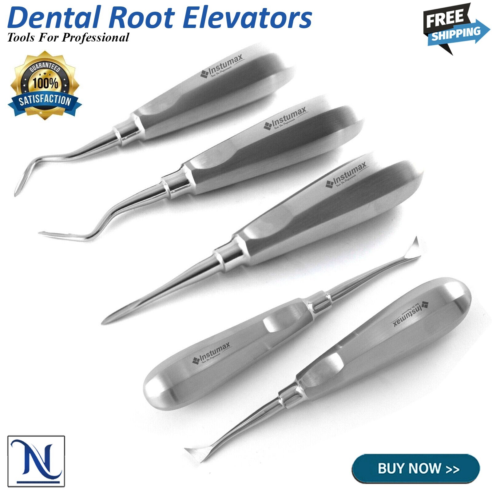 Dental Oral Surgery Root Elevators Kit Flohr Luxation Luxating Elevator Cryer