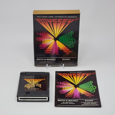 Math-A-Magic & Echo (Magnavox Odyssey 2) CIB COMPLETE & TESTED