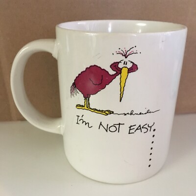 Russ Berrie Understatements Mug ''I'm Not Easy But We Can Discuss It, Style 8304