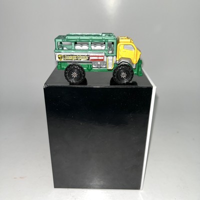 Jurassic World 2015 Matchbox Diecast Travel Tracker Green/Yellow