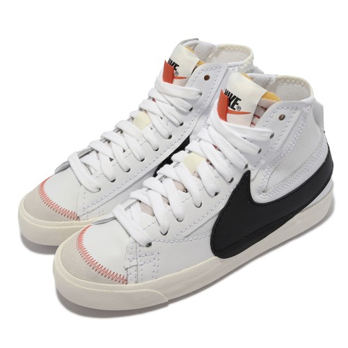 

Nike Blazer Mid 77 Jumbo Big Logo Белый Черный Мужская повседневная обувь унисекс DD3111-100, Blazer Mid 77 Jumbo