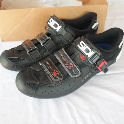 NEW Sidi Dominator 5 Mtn bike Shoes Black Size US 12 / EUR 47 Italy Cycling
