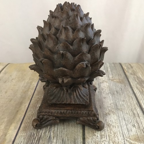 Artichoke Finial 7 1/2 Tall Bronze Finish Table Top Study Mantle Home Decor