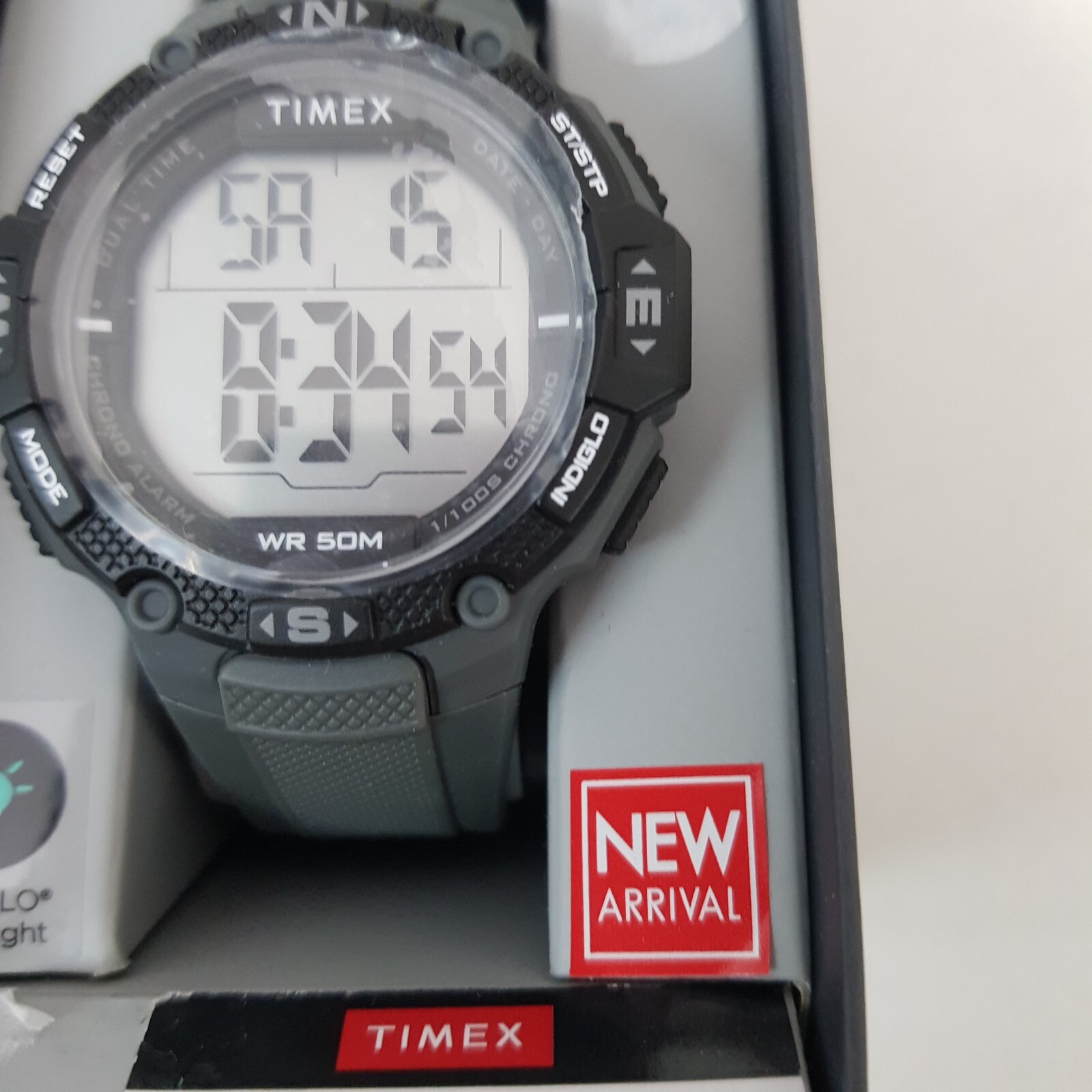 Pre-owned Timex Tw5m41100, Men's Digital Watch, Indiglo, Alarm, Stopwatch