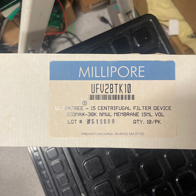 Millipore  Filter  UFV2BTK10 NEVER USED   9 Units